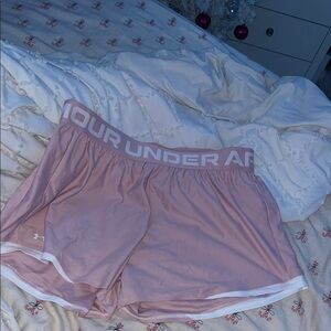Under Armour Pink Athletic Shorts